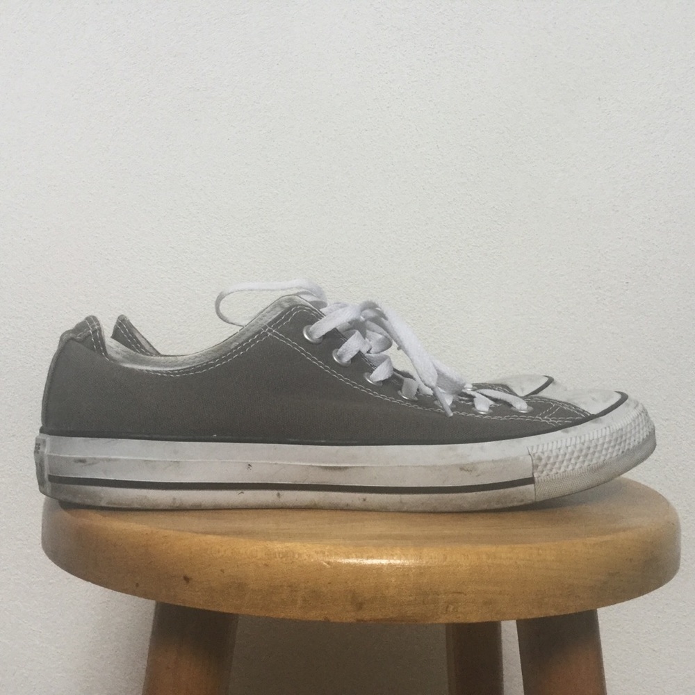 Converse Allstar Low Top Lace Up Charcoal Sneakers Men's 11 Women's 13 Casual
